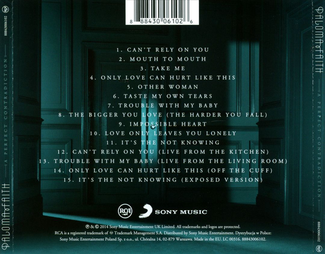 A Perfect Contradiction [Bonus Tracks] cover art