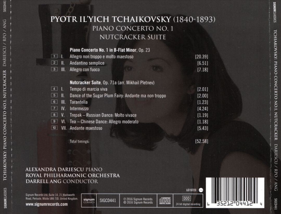 Tchaikovsky: Piano Concerto No. 1; Nutcracker Suite cover art