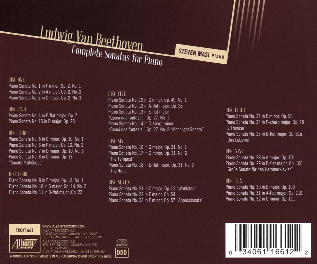 Ludwig van Beethoven: Complete Sonatas for Piano cover art