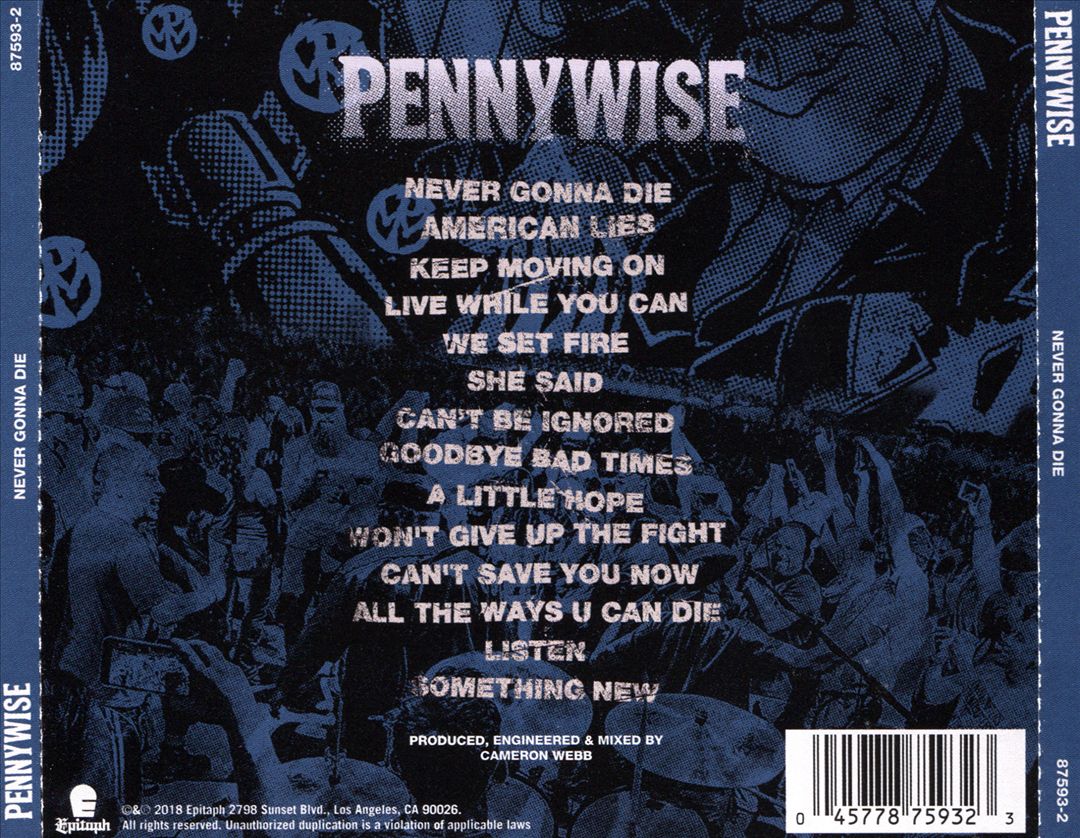 Never Gonna Die cover art