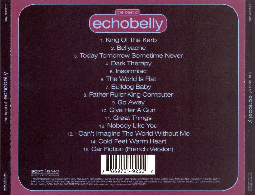 Best of Echobelly cover art