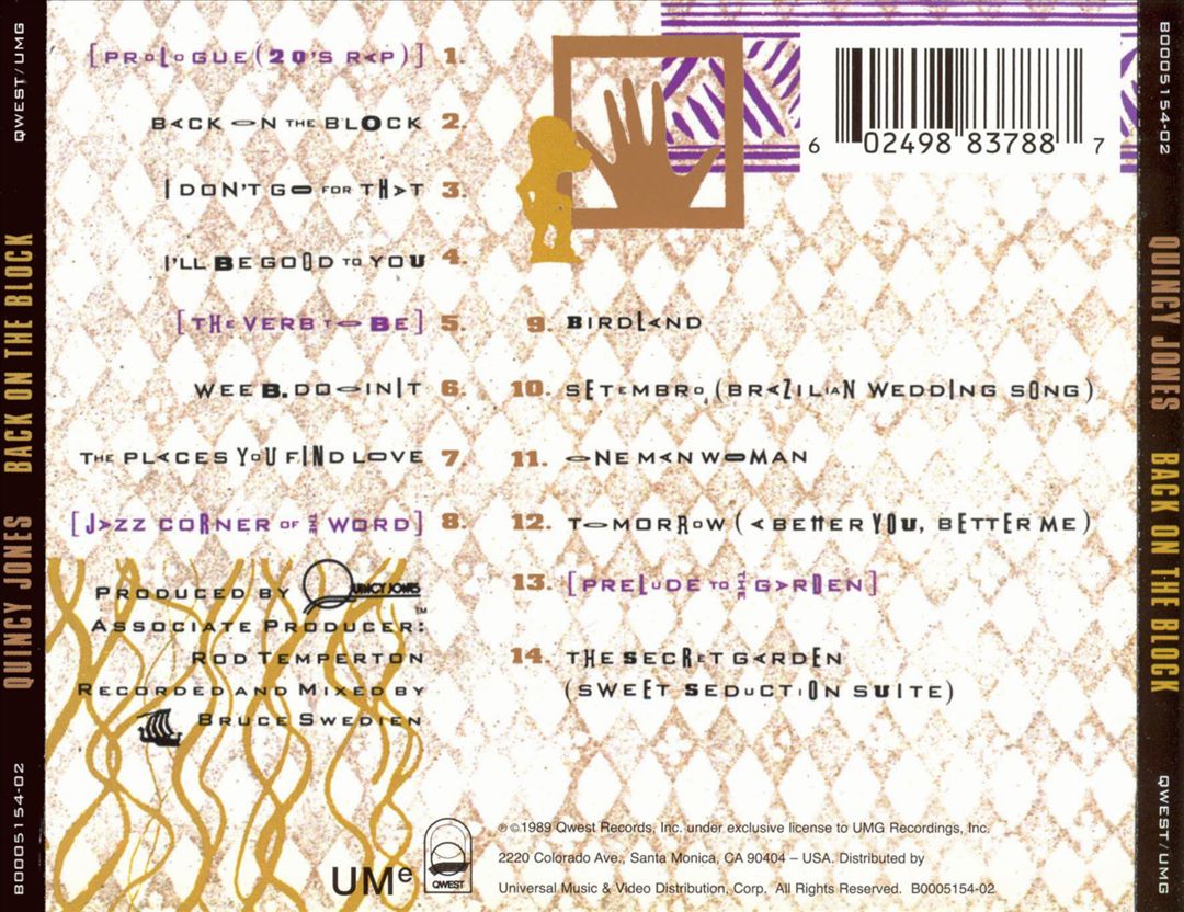 Back on the Block cover art