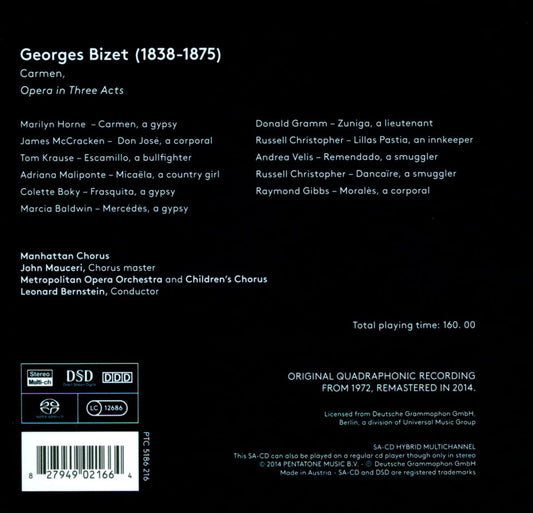 Bizet: Carmen cover art