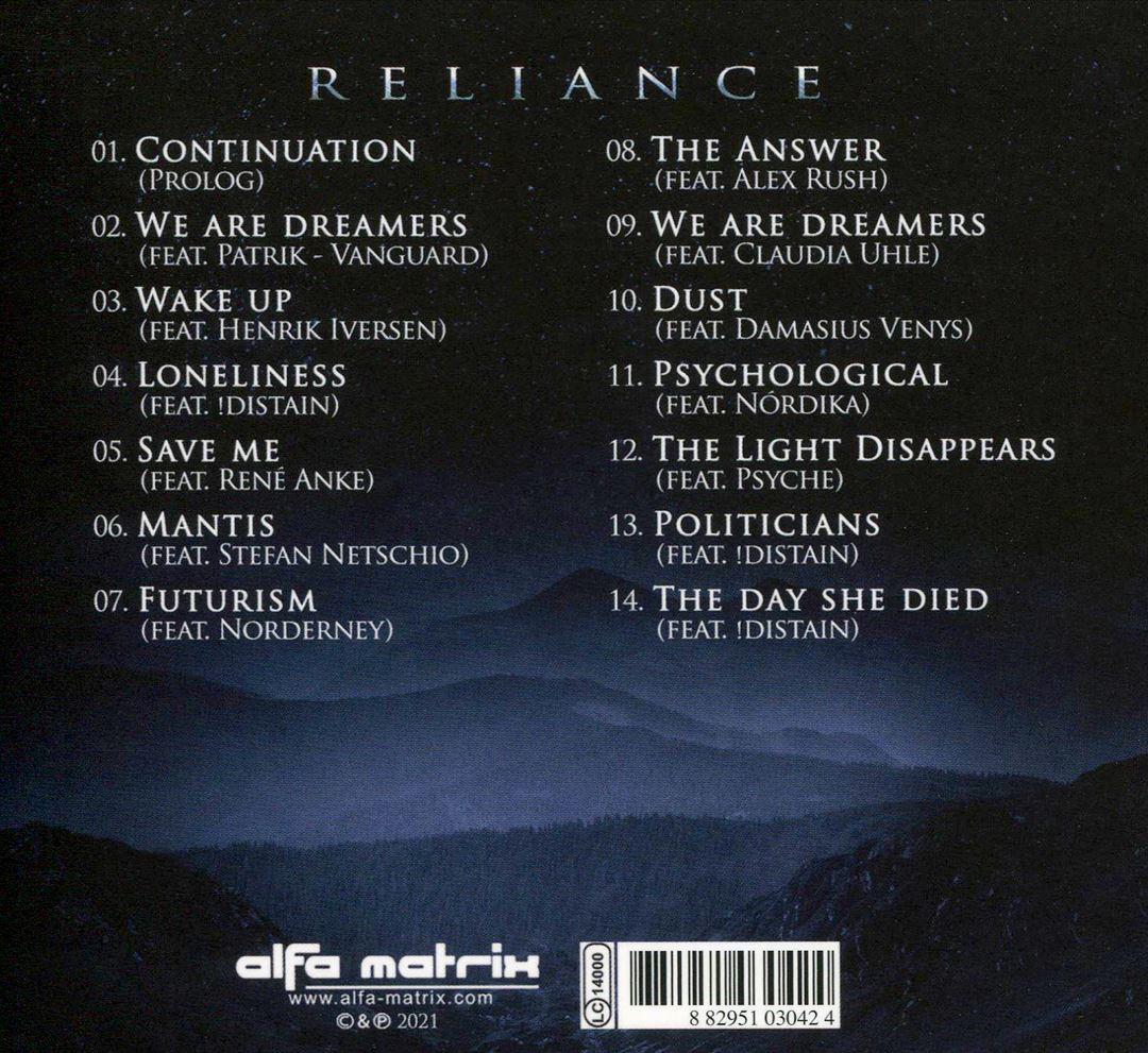 Reliance cover art