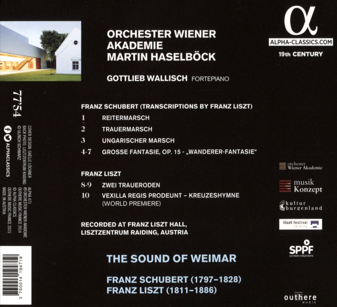 Sound of Weimar: Schubert-Liszt Transcriptions cover art