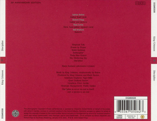 Discipline [30th Anniversary Edition] [Bonus Track] cover art
