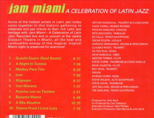 Jam Miami: A Celebration of Latin Jazz cover art
