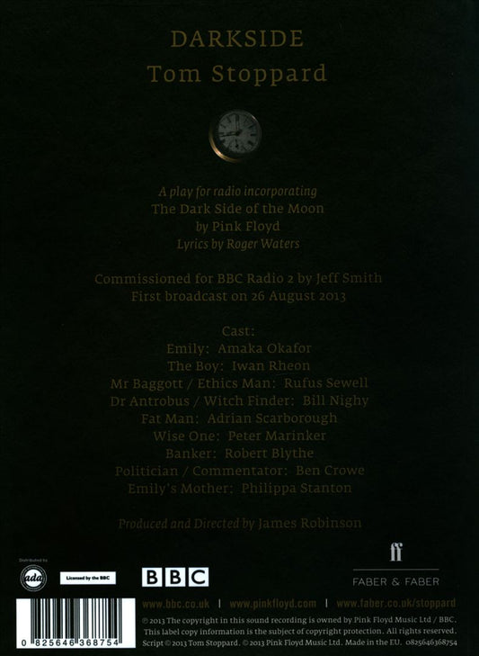 Darkside: A BBC Play for Radio by Tom Stoppard, Incorporating "The Dark Side of the Moon" by Pink Floyd cover art