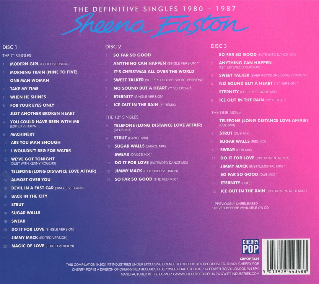 Definitive Singles 1980-1987 cover art