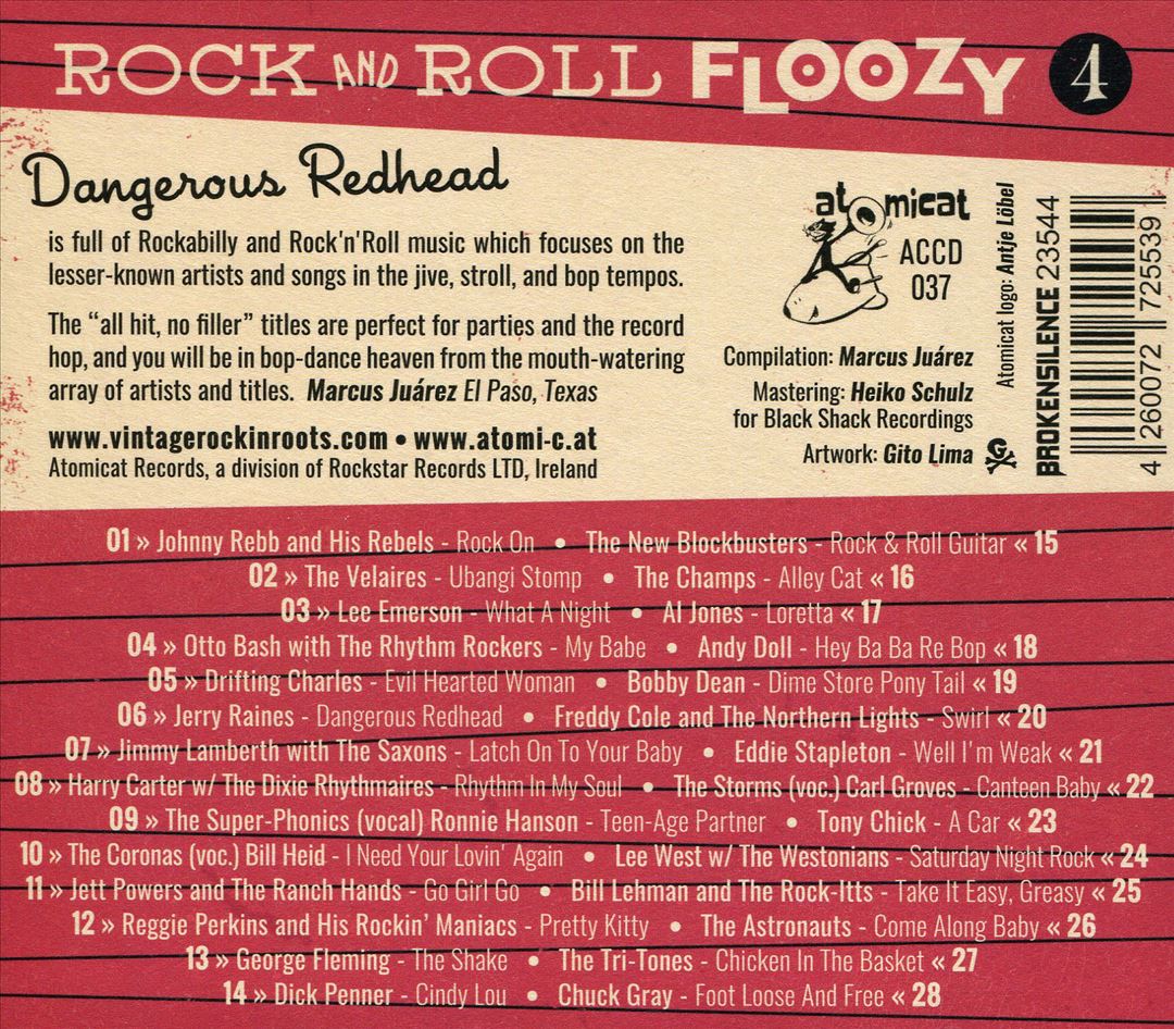 Rock 'N' Roll Floozy, Vol. 4: Dangerous Redhead cover art