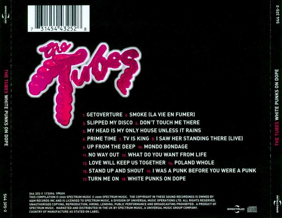 White Punks on Dope cover art