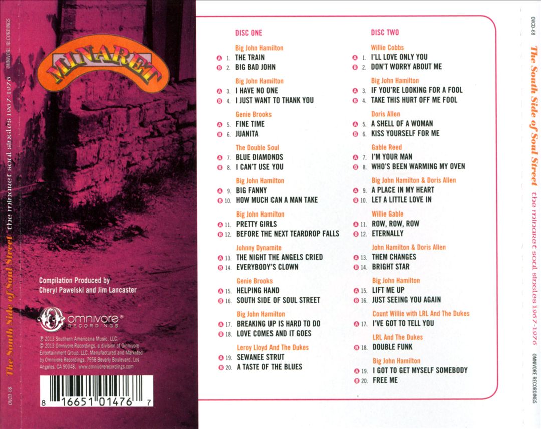 South Side of Soul Street: The Minaret Soul Singles 1967-1976 cover art