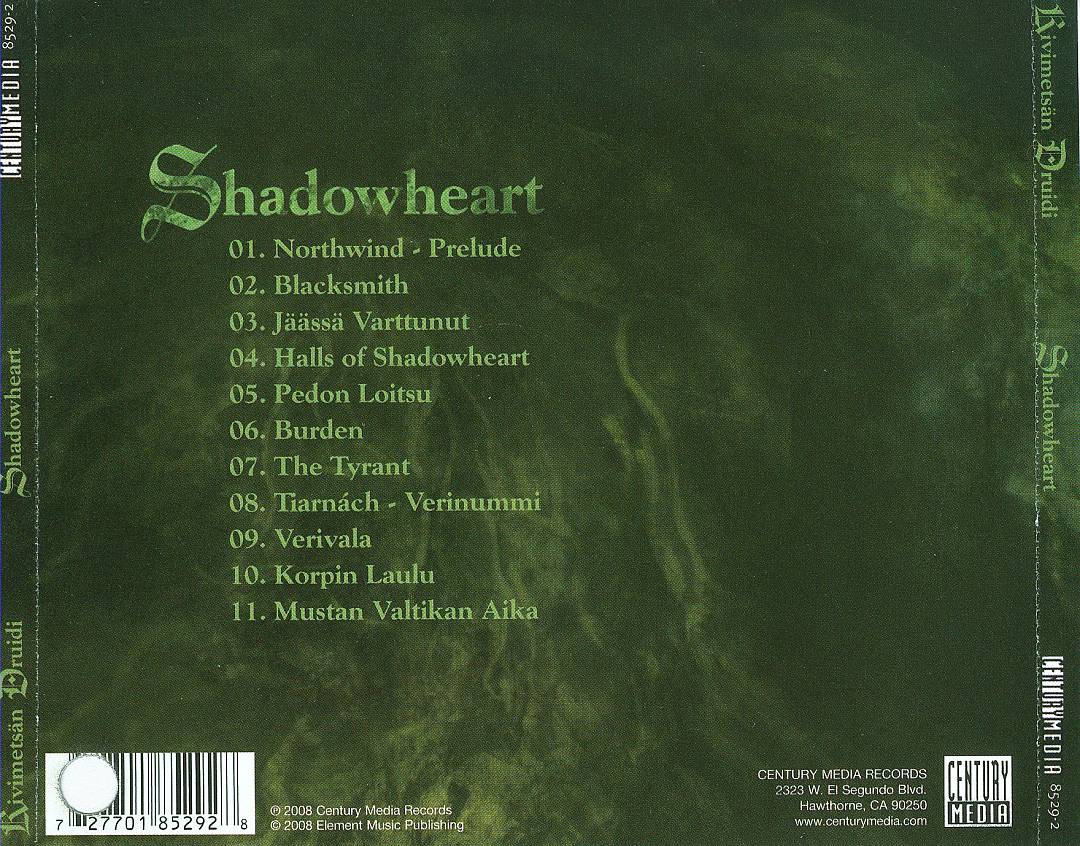 Shadowheart [11 Tracks] cover art