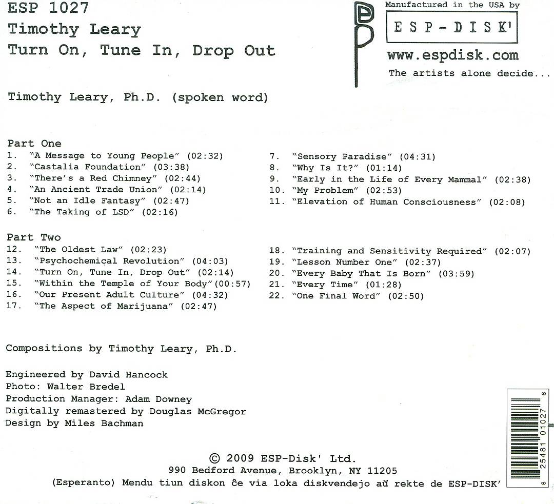 Turn On, Tune In, Drop Out [ESP Disk] cover art