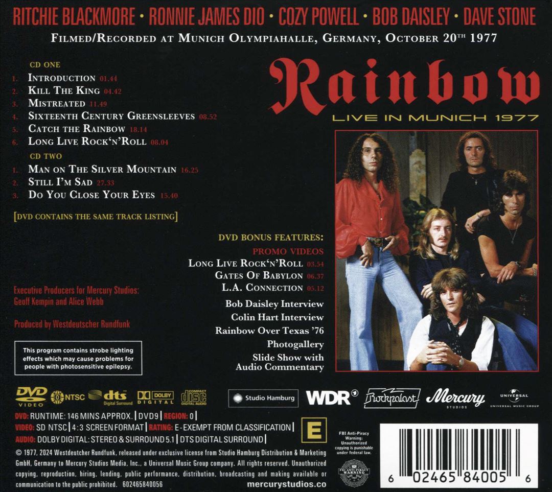 Live in Munich 1977 [DVD/2CD] cover art
