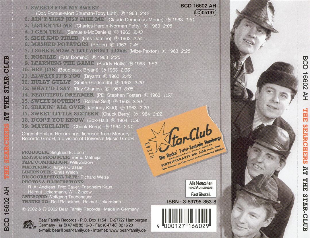 The Searchers at the Star-Club cover art