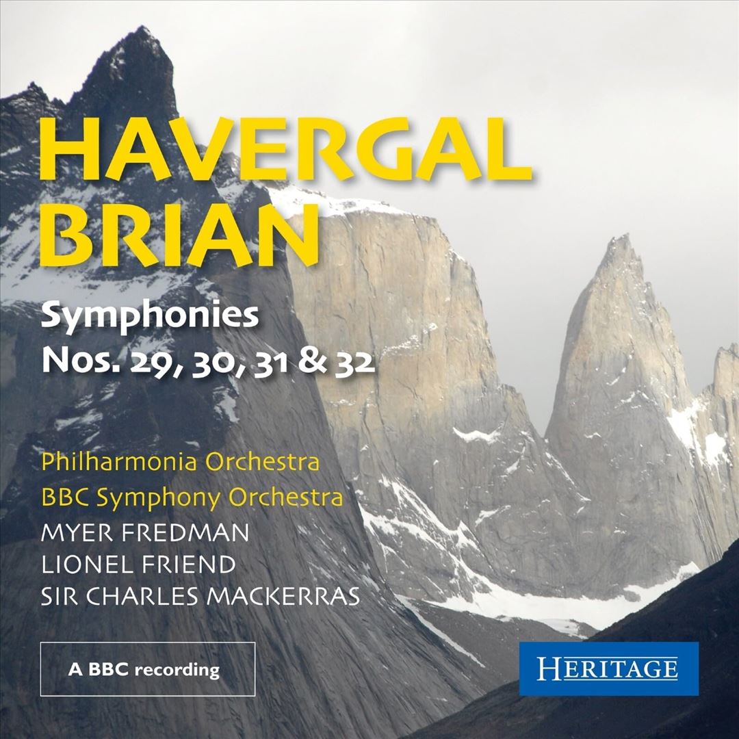 Havergal Brian: Symphonies Nos. 29, 30, 31 & 32 cover art