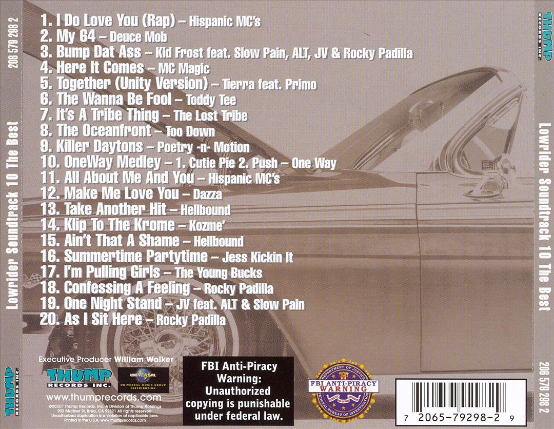 Lowrider Soundtrack, Vol. 10: The Best cover art