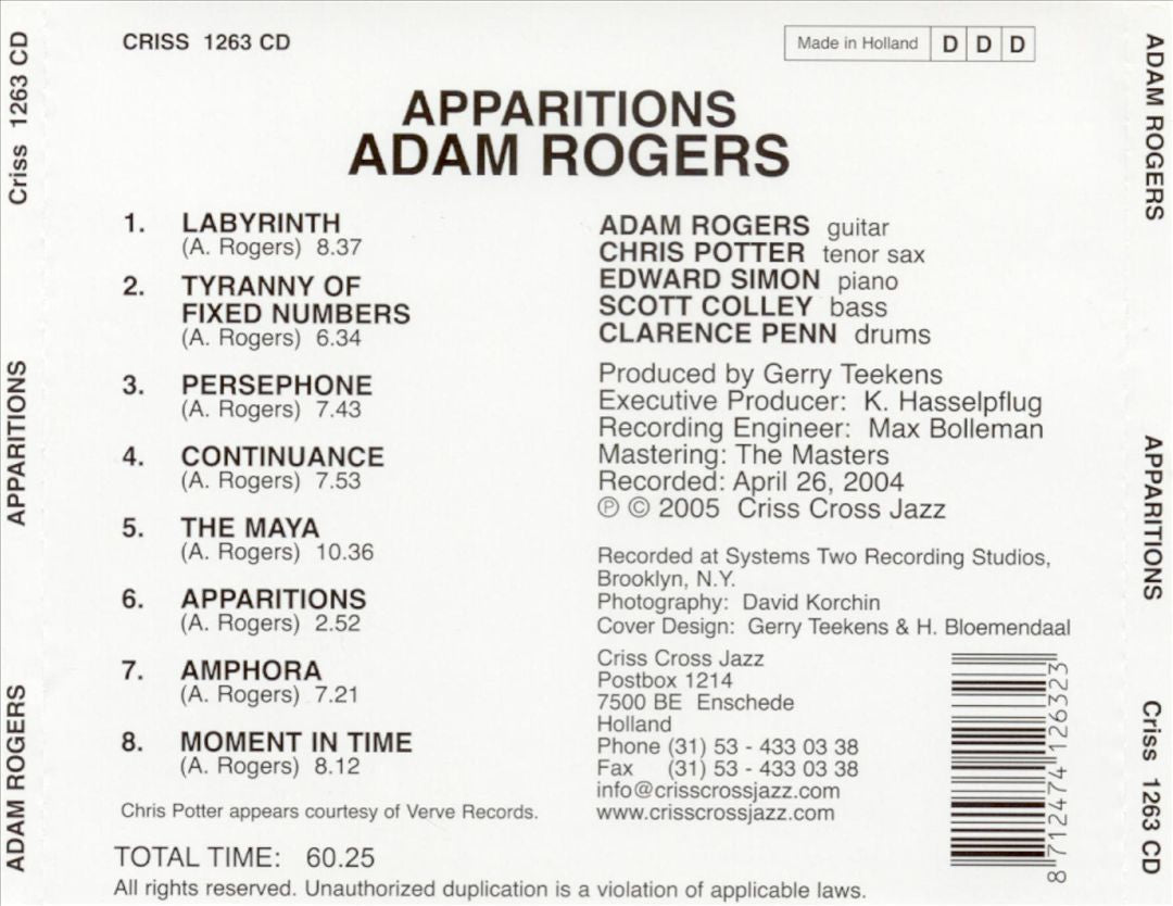 Apparitions cover art
