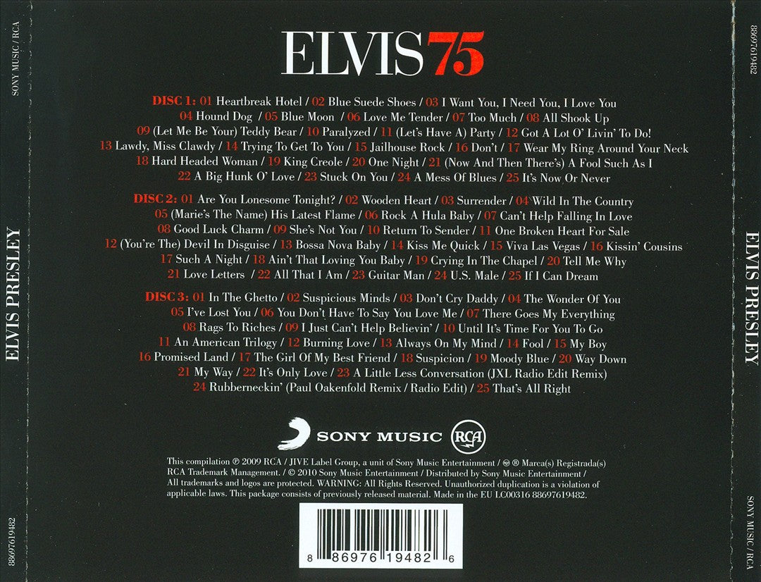 Elvis 75 cover art