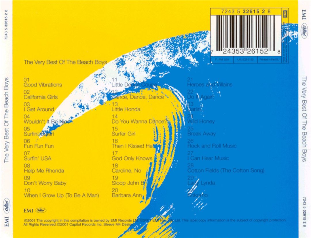 Very Best of the Beach Boys cover art