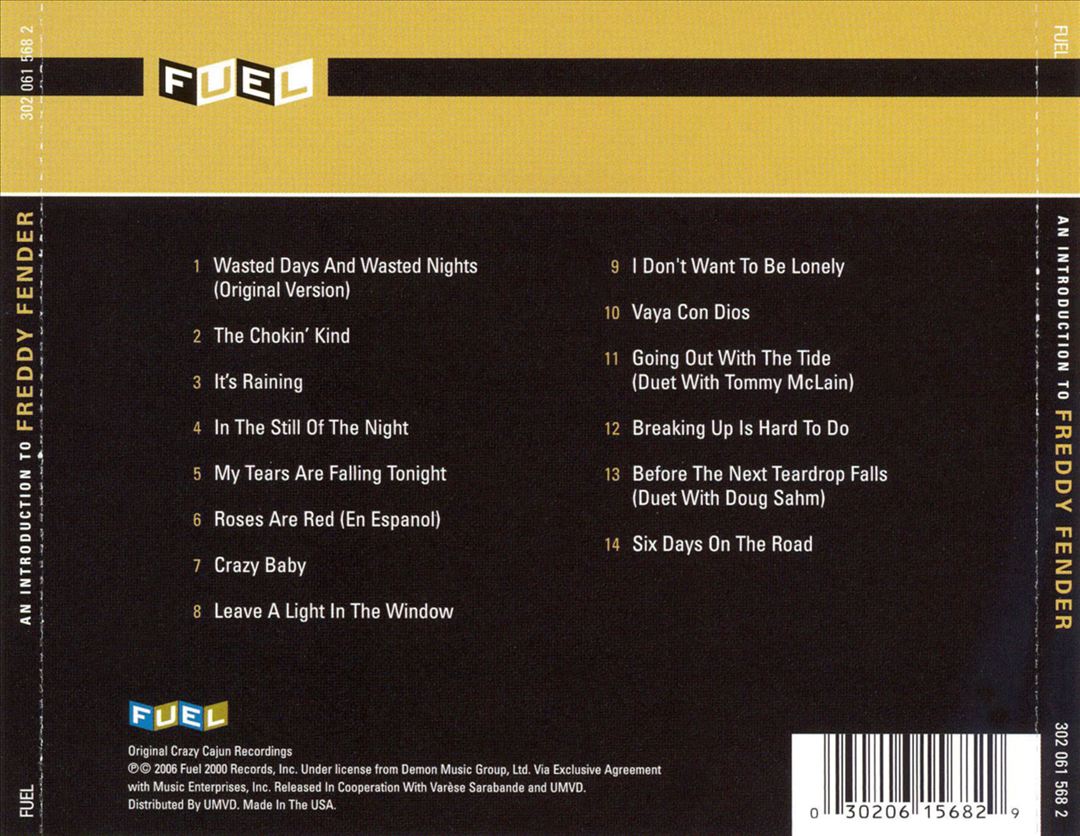 Introduction to Freddy Fender cover art