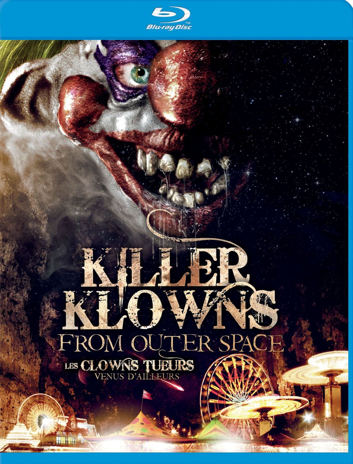 Killer Klowns From Outer Space [French] [Blu-ray] cover art