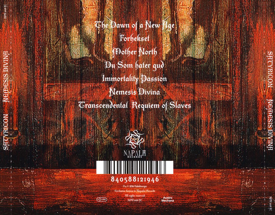 Nemesis Divina cover art
