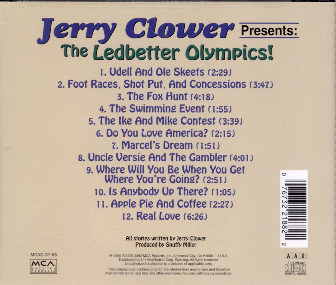Ledbetter Olympics cover art