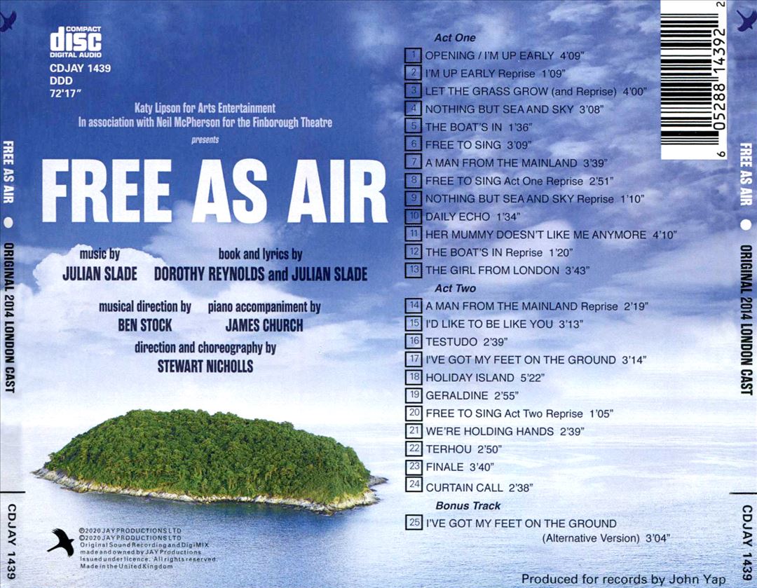Free as Air [2014 London Cast] cover art