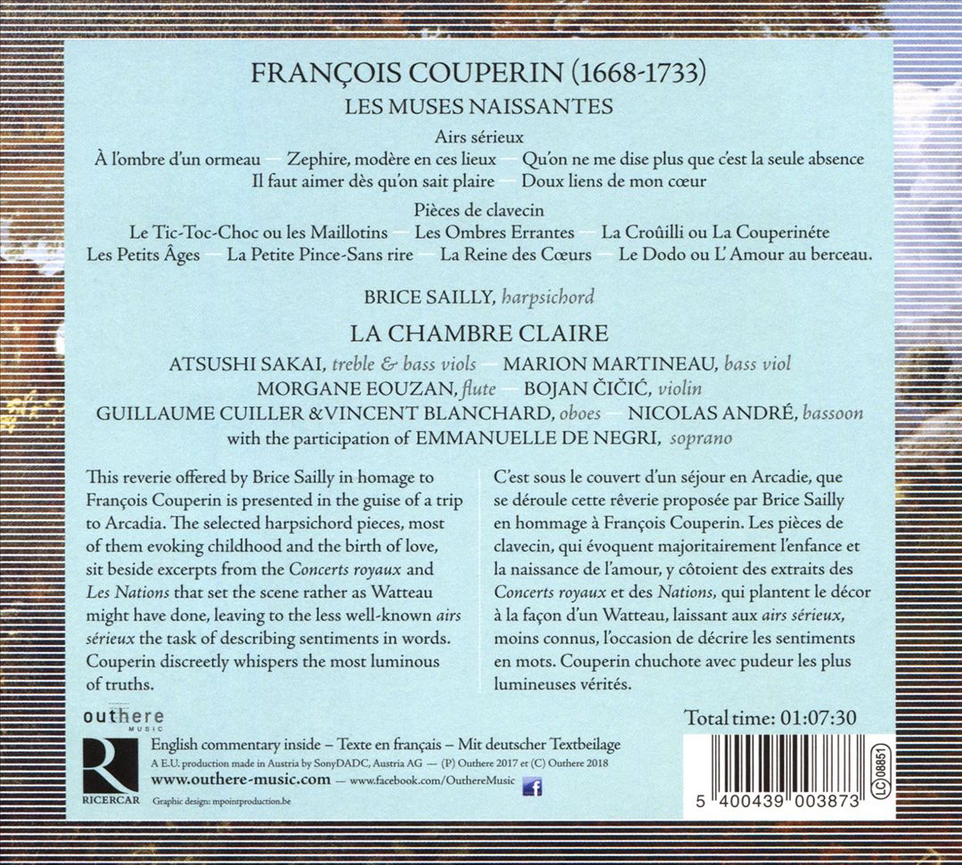 François Couperin: Les Muses Naissantes cover art