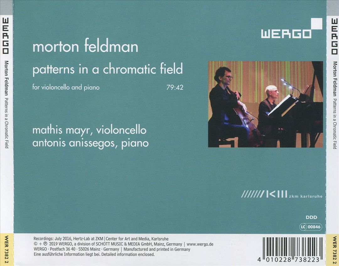 Morton Feldman: Patterns in a Chromatic Field cover art