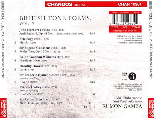 British Tone Poems, Vol. 2 cover art