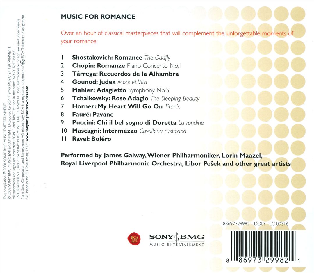 Music for Romance cover art