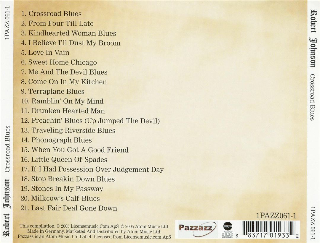 Crossroad Blues [Pazzazz] cover art
