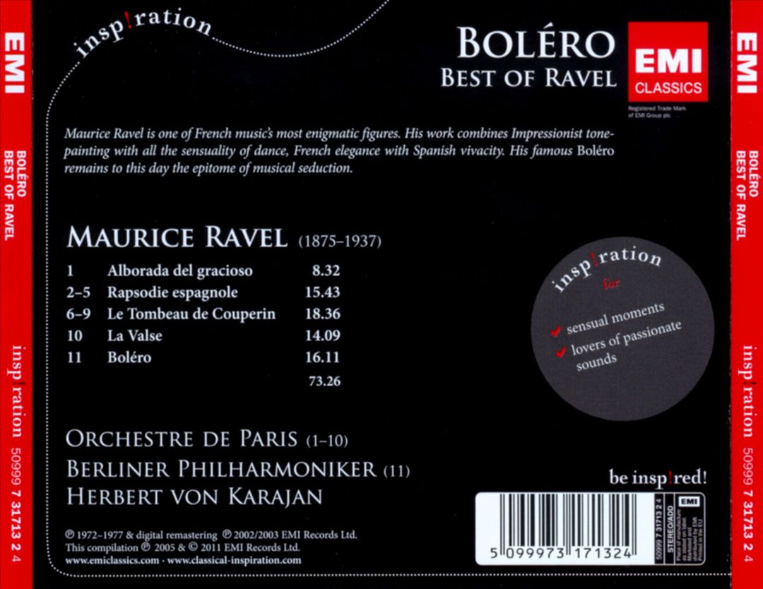 Boléro: Best of Ravel cover art