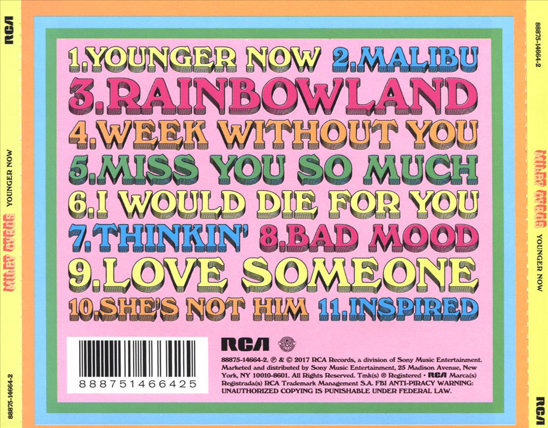 Younger Now cover art