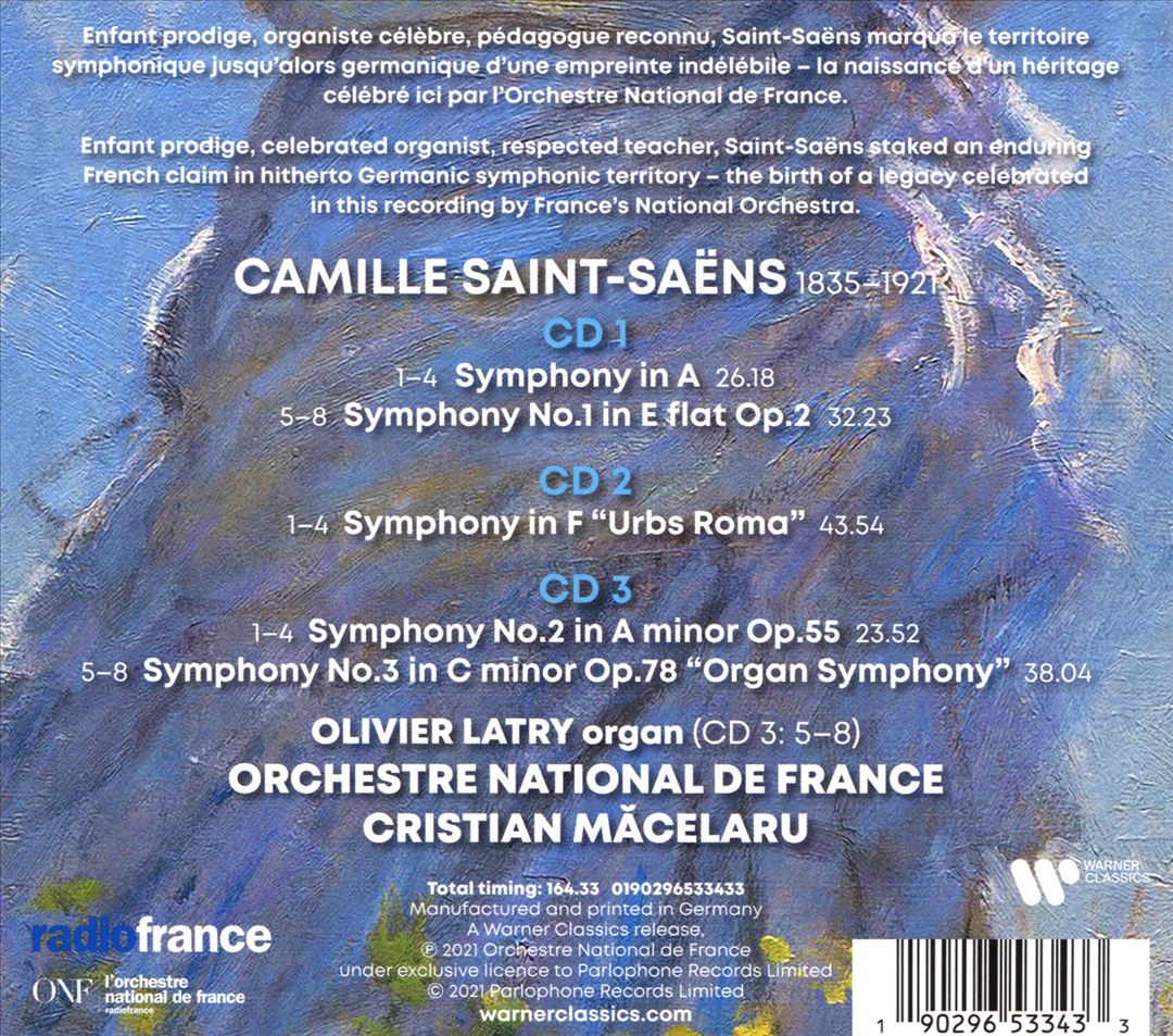 Saint-Saëns: Complete Symphonies cover art