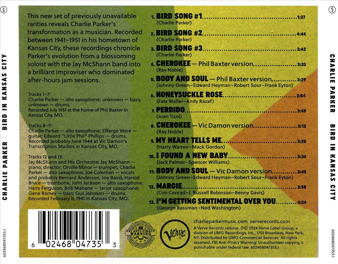 Bird In Kansas City cover art