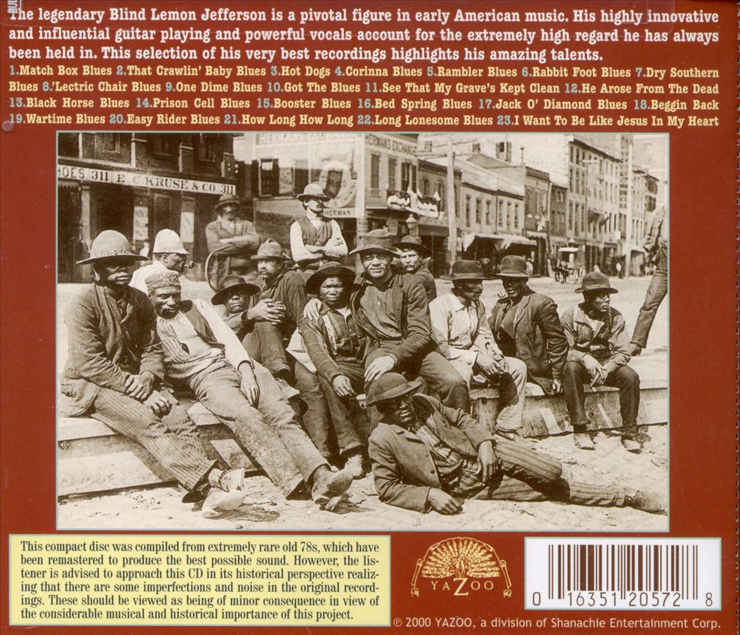 Best of Blind Lemon Jefferson [Yazoo] cover art