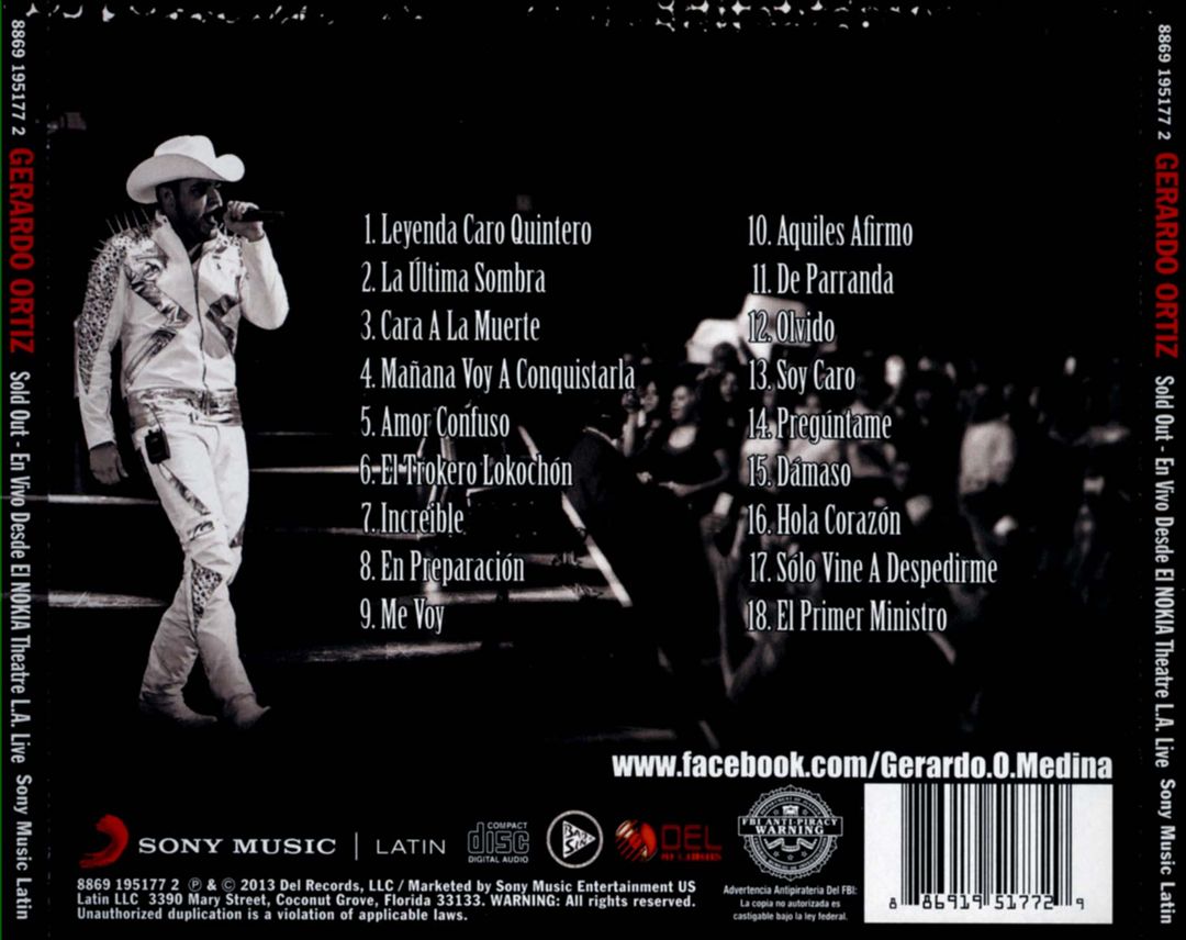 Sold Out: En Vivo Desde el Nokia Theatre L.A. Live cover art
