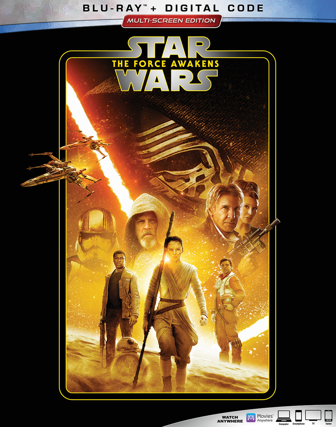 Star Wars: The Force Awakens [Includes Digital Copy] [Blu-ray] cover art