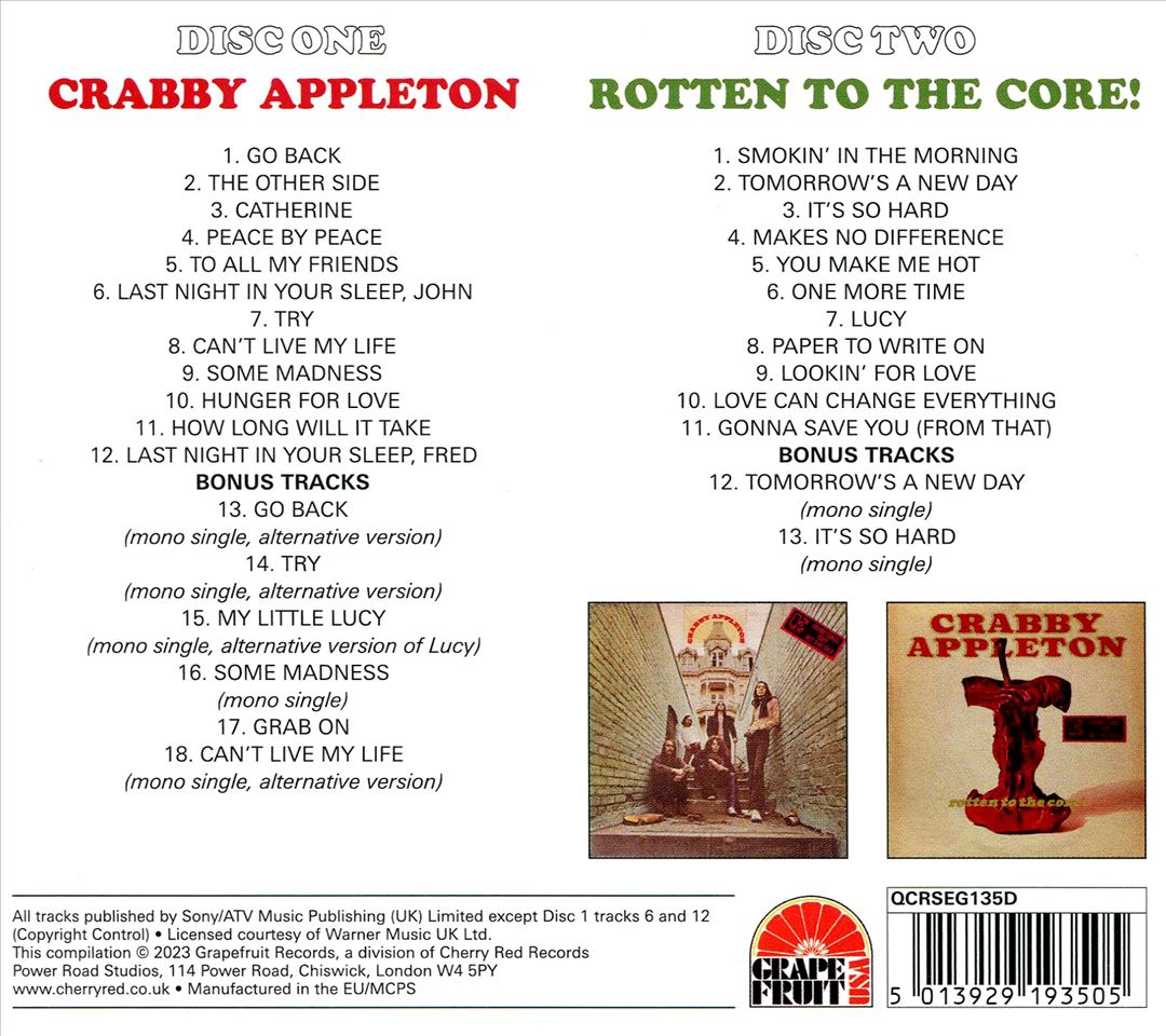 Go Back: The Crabby Appleton Anthology cover art