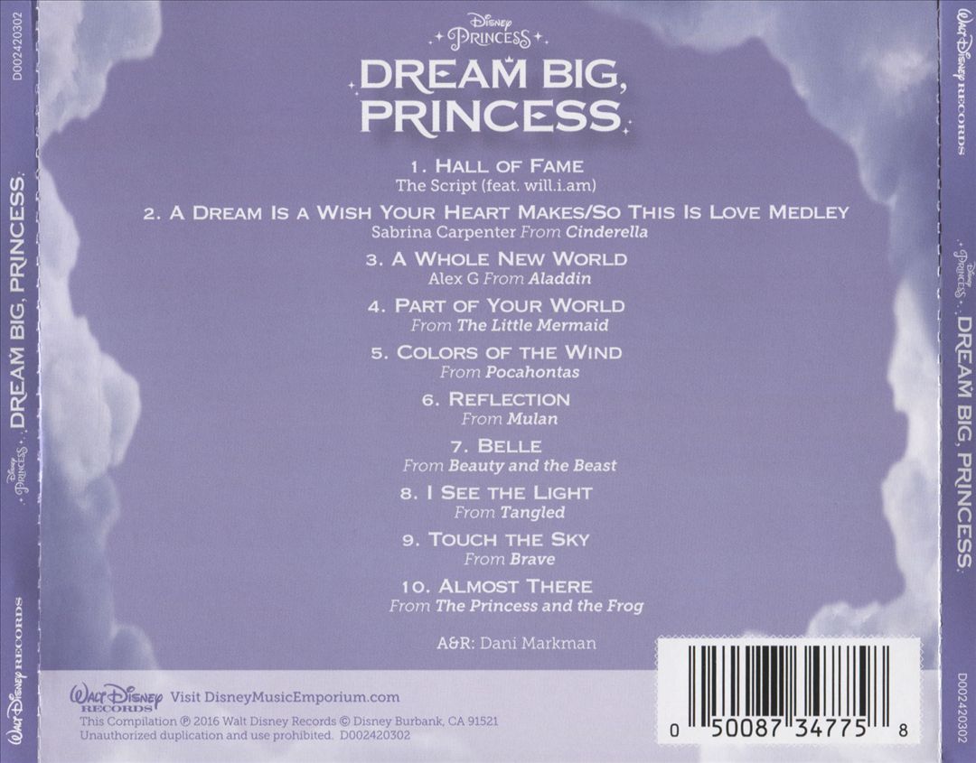 Disney Princess: Dream Big, Princess cover art