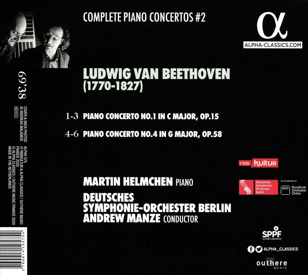 Beethoven: Piano Concertos 1 & 4 cover art