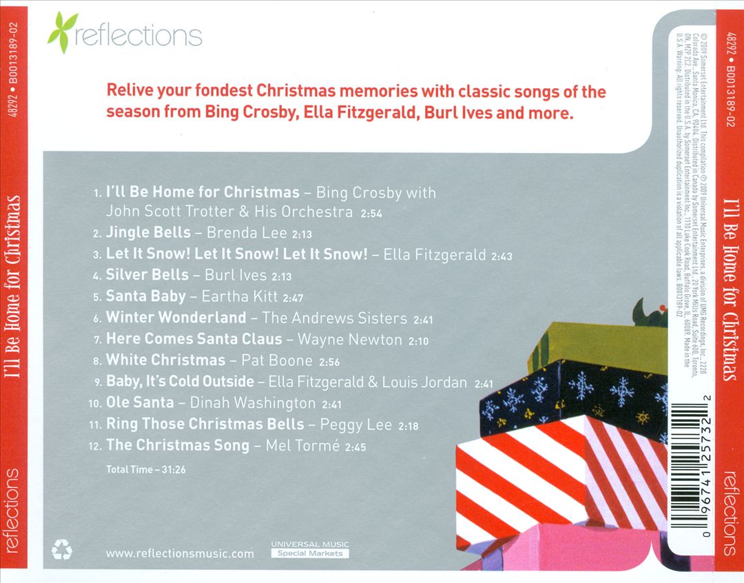 I'll Be Home for Christmas [Reflection] cover art