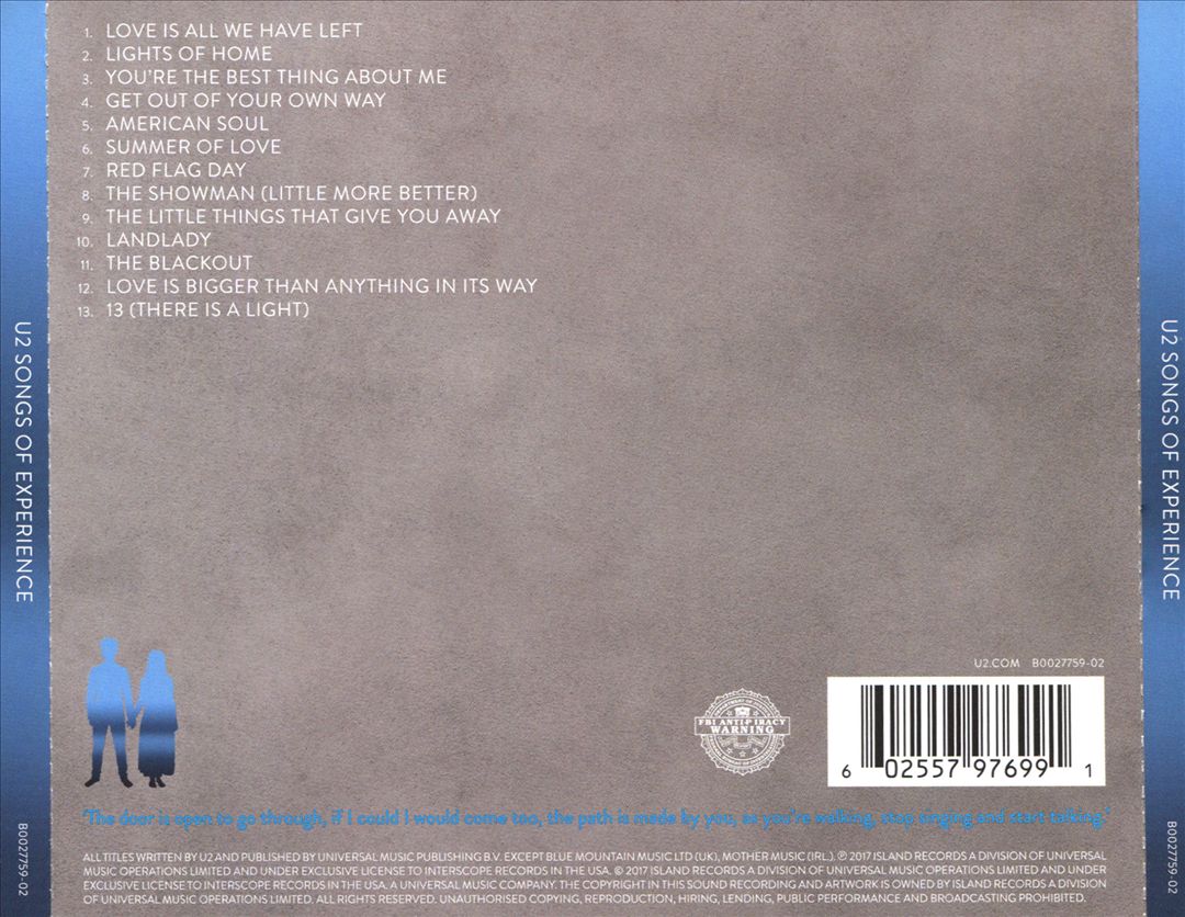 Songs of Experience cover art