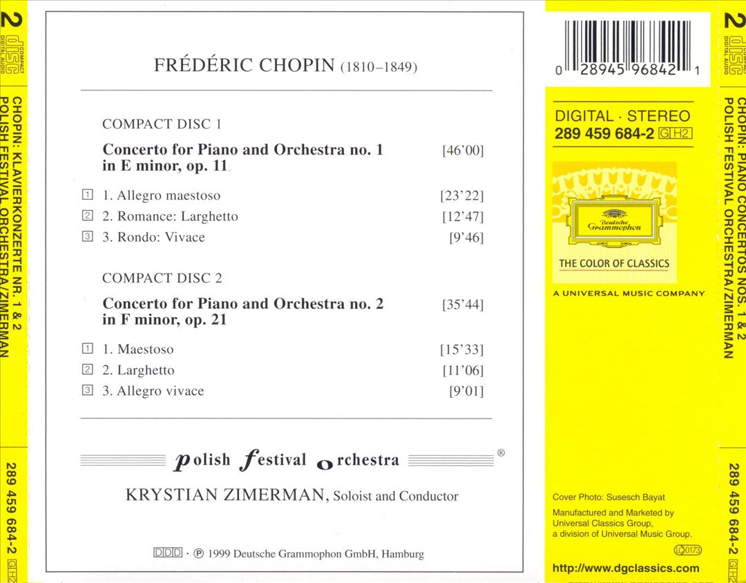 Chopin: Piano Concertos Nos. 1 & 2 cover art