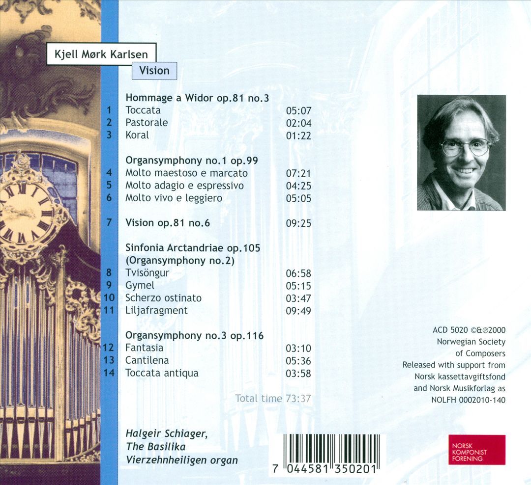 Kjell Mørk Karlsen: Vision cover art