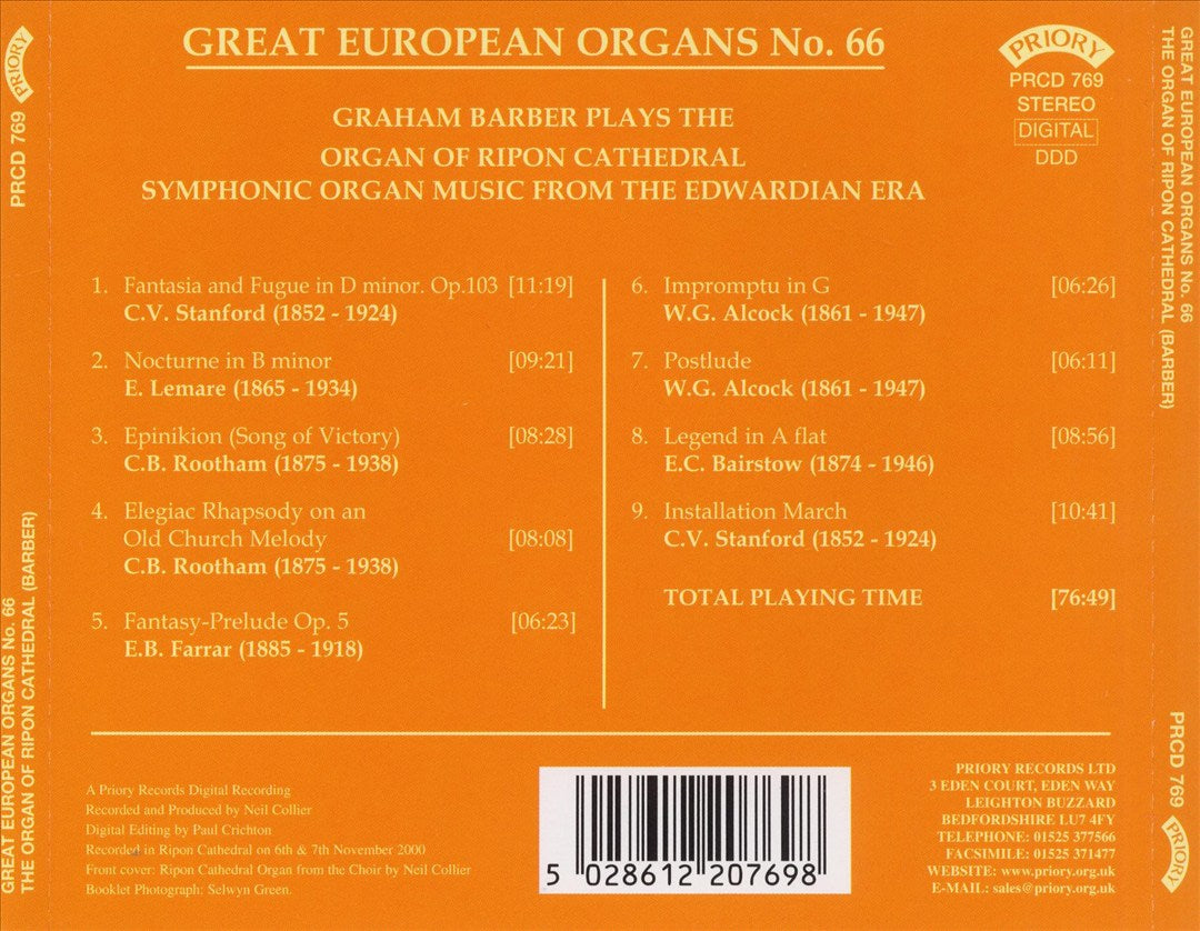 Great European Organs No. 66 cover art